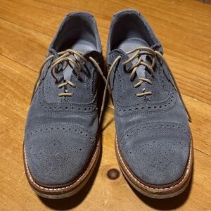 Allen Edmonds Strandmok 2.0 blue suede size 9